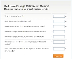 Retirement Calculator