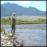 The Blackfoot River Fishing photo by: bugeaters, cc Retirement and Fishing-The Blackfoot River