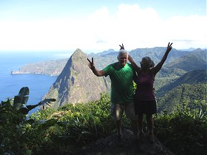 Retirement travel to St. Lucia